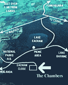 Lake Eacham Aerial Photo